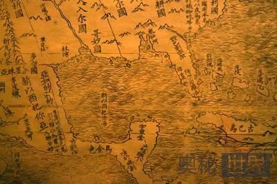 利玛窦古地图以中国为世界中心