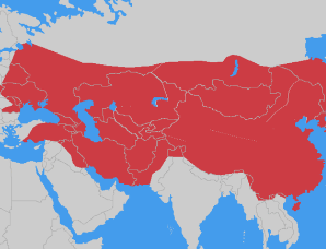 成吉思汗打的天下地图