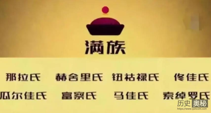 满清时期的9大贵族姓氏