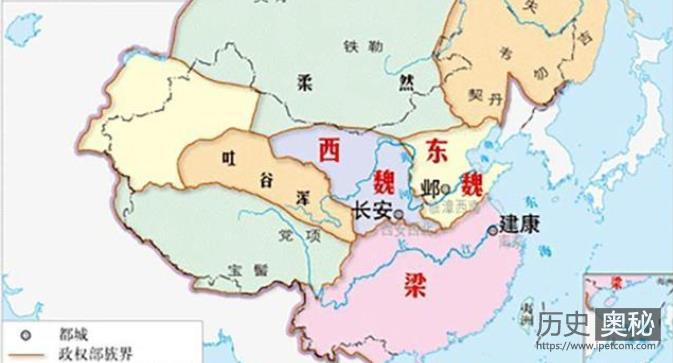 南北朝政治格局：北方重军事南方重经济