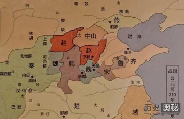 春秋战国时期各国的首都地址