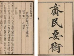 《齐民要术》：中国现存最早的一部完整的农书